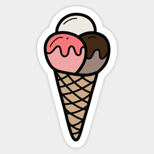 Ice Cream Cone Sticker